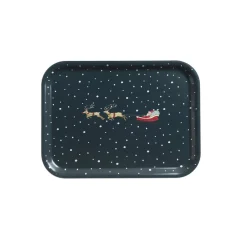Sophie Allport Home for Christmas Small Tray- Tea|Trays
