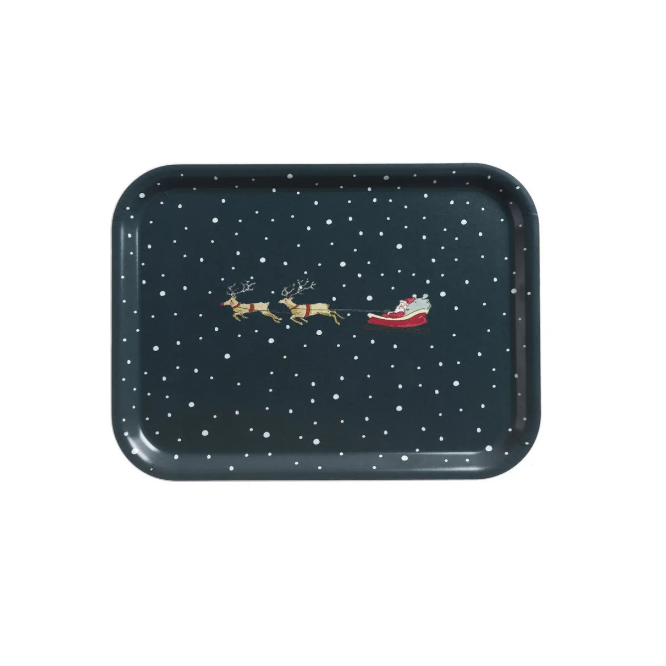 Sophie Allport Home for Christmas Small Tray- Tea|Trays