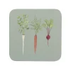 Sophie Allport Home Grown Coasters- Set of 4- Tea|Gardening