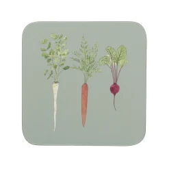 Sophie Allport Home Grown Coasters- Set of 4- Tea|Gardening