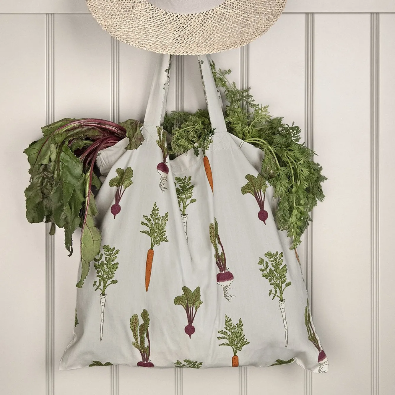Sophie Allport Home Grown Folding Shopping Bag- Tea|Gardening