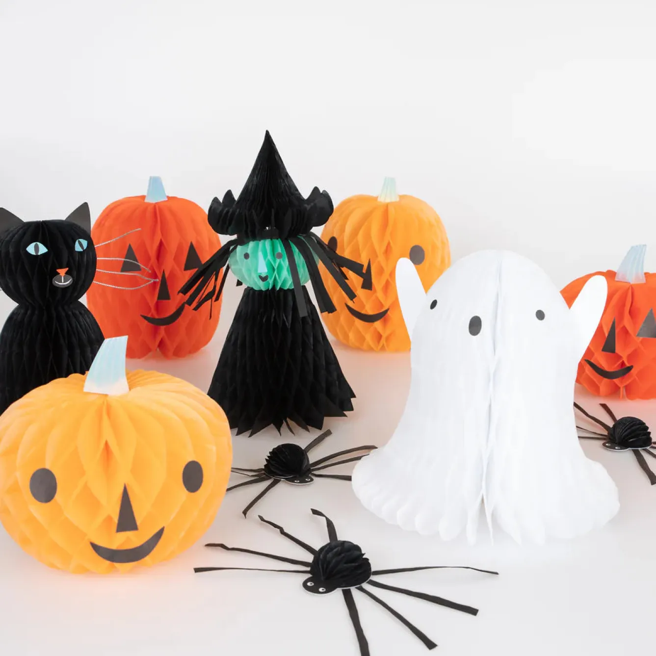 Meri Meri Honeycomb Halloween Characters (Set of 10)- Halloween