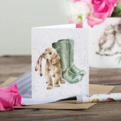 Wrendale Designs 'Hopeful' Labrador Gift Enclosure Card- Greeting Cards