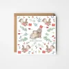 West Country Designs Hoppy Rabbit Christmas Card- Christmas Cards|Greeting Cards