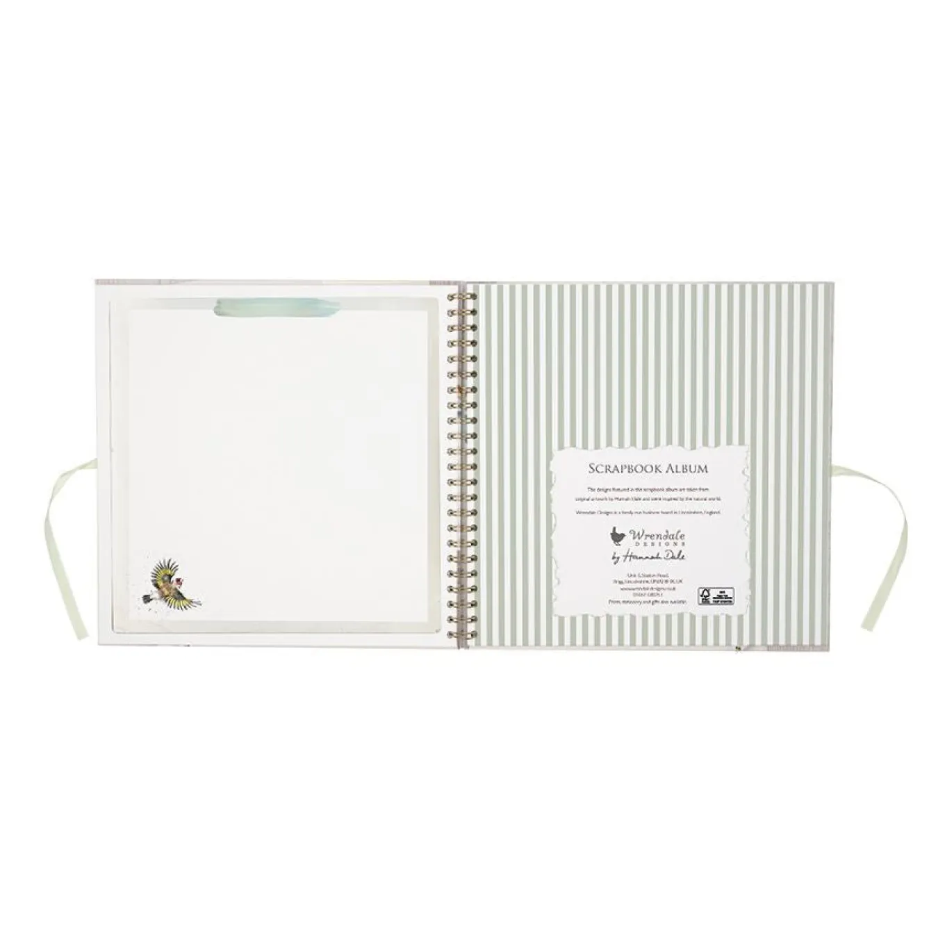 Wrendale Designs 'Hydrangea' Bee Scrapbook Album- Stationery|Crafts