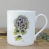 Toasted Crumpet Hydrangea Bone China Mug- Flowers & Garden