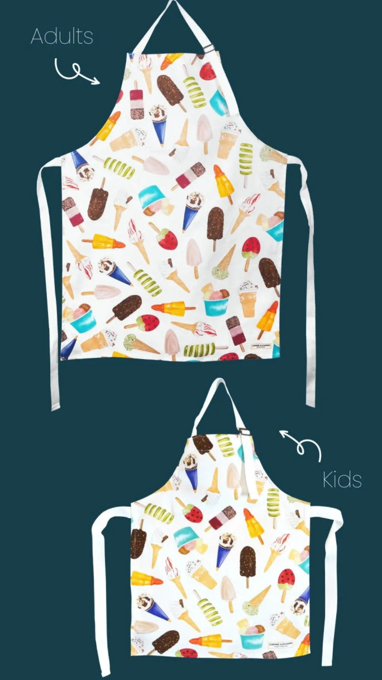 Corinne Alexander Ice Cream Apron by- Aprons