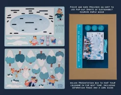 Dapple & Dot Ice Skating Pop Out and Build Advent Calendar- Christmas|Advent