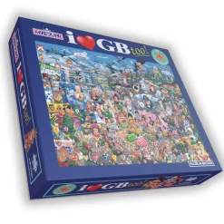 All Jigsaw Puzzles I Love GB Too! by Mike Jupp 1000 piece Jigsaw- Royal|Puzzles