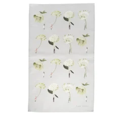 Laura Stoddart In Bloom Green Flowers Tea Towel- Tea|Tea Towels