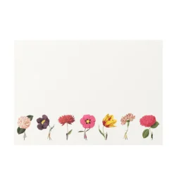 Laura Stoddart In Bloom Multi Flowers Flat Notes- Stationery