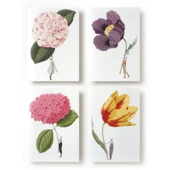 Laura Stoddart In Bloom Notecards Set 1 Flowers- Stationery