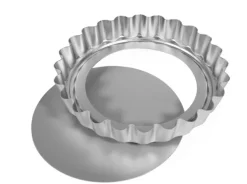 Silverwood 7 inch Deep Fluted Flan Loose Based- Bakeware