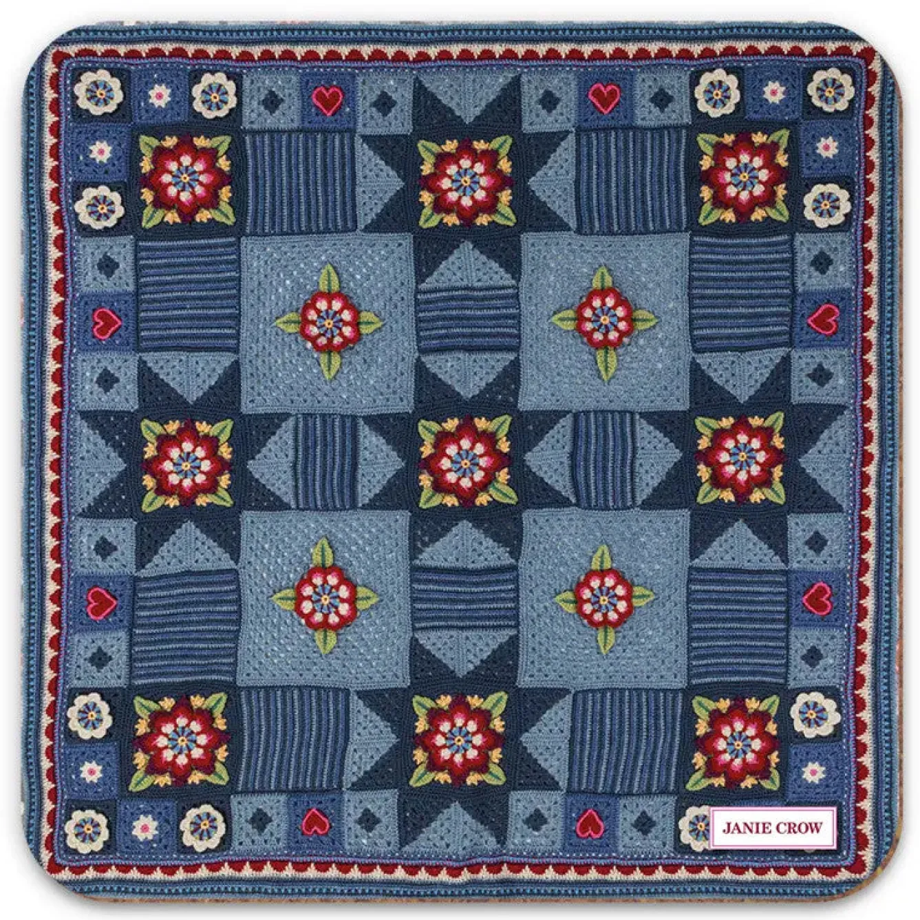 Emma Ball Indigo Dreams Coaster- Tea|Coasters
