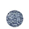 Burleigh Ink Blue Hibiscus Plate 7 1/2 in- Plates