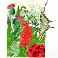 Madame Treacle In the Thistle Garden Hanging Fandangle Card- Greeting Cards