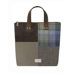 Earth Squared Bags Inveresk Tweed Patchwork Backpack- Bags