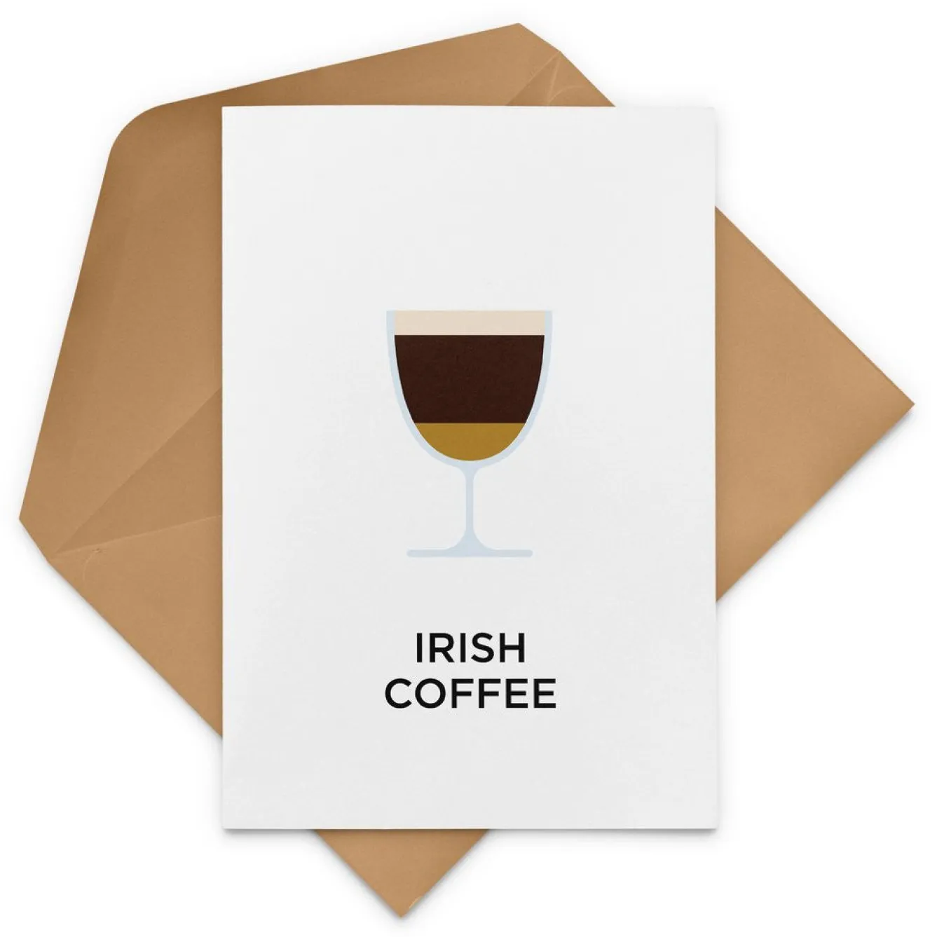 Everlong Print Co. Irish Coffee Card- Greeting Cards