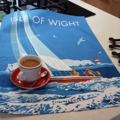Town Towels Isle of Wight - The Needles Tea Towel- Tea|Tea Towels