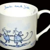 Two Bad Mice Jack & Jill Blue Mug- Tea|Whimsical