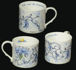 Two Bad Mice Jack & the Beanstalk Blue Mug- Tea|Whimsical