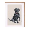 Wrendale Designs 'Jack' Black Labrador Greetings Card- Greeting Cards|Children