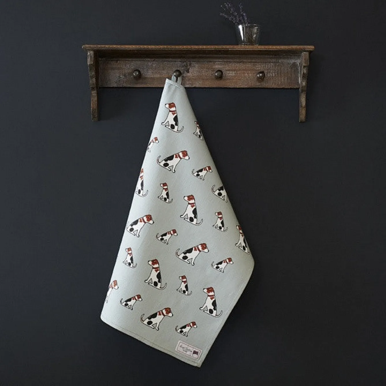 Sweet William Jack Russell Tea Towel- Tea|Tea Towels