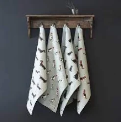 Sweet William Jack Russell Tea Towel- Tea|Tea Towels