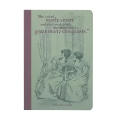 Half Moon Bay Jane Austen A5 Notebook- Stationery