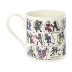 Picturemaps Jane Austen Bone China Mug- Tea|Great Britain