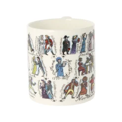 Picturemaps Jane Austen Bone China Mug- Tea|Great Britain