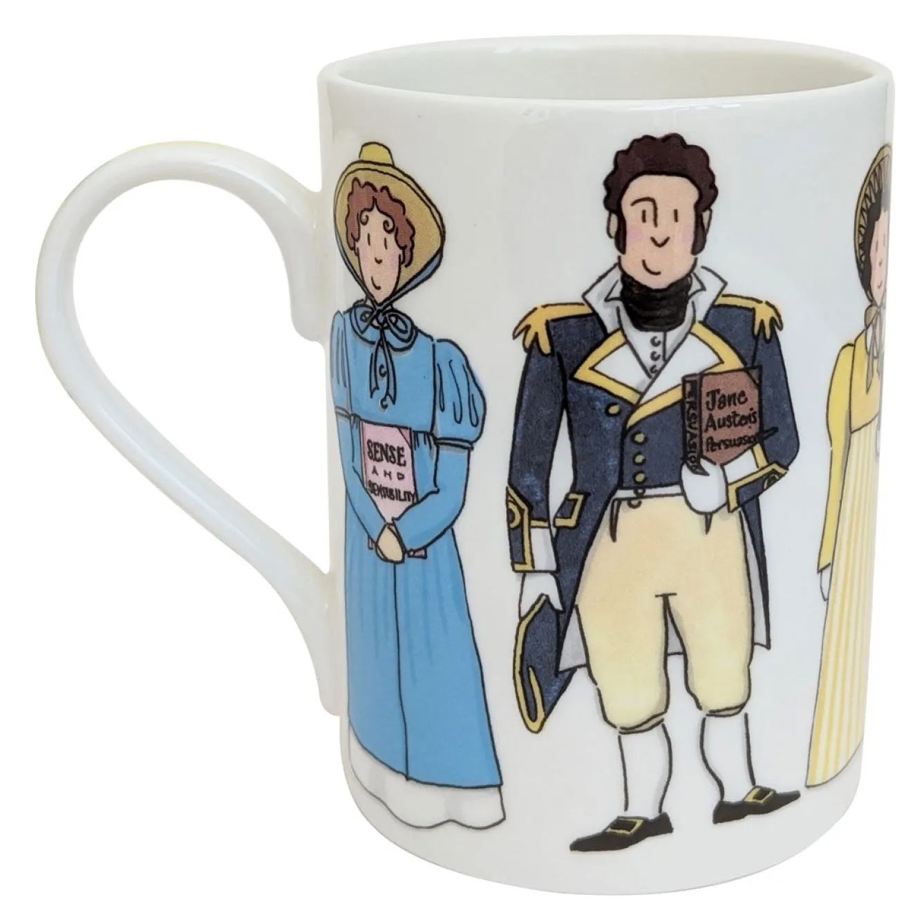Alison Gardiner Jane Austen Characters Mug Boxed- Great Britain
