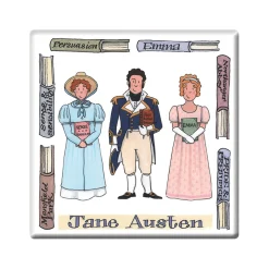 Alison Gardiner Jane Austen Coaster- Coasters