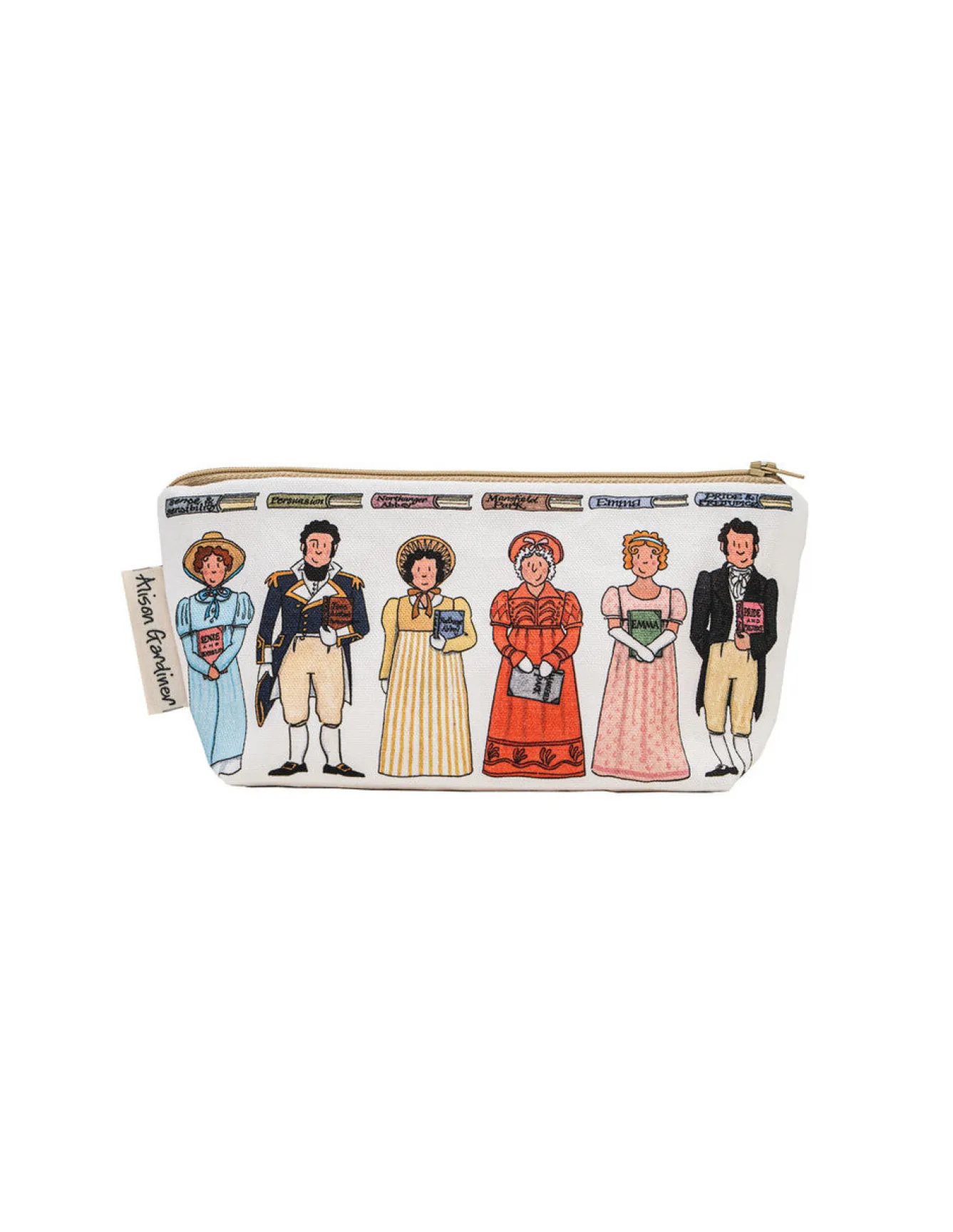 Alison Gardiner Jane Austen Cosmetic Bag/Pencil Case- Bags