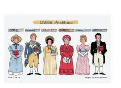 Alison Gardiner Jane Austen Tea Towel- Tea|Tea Towels