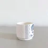 Alex Allday Jasmine Ceramic Small Footed Tea Light Holder- Tea|Home Fragrance