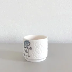 Alex Allday Jasmine Ceramic Small Footed Tea Light Holder- Tea|Home Fragrance