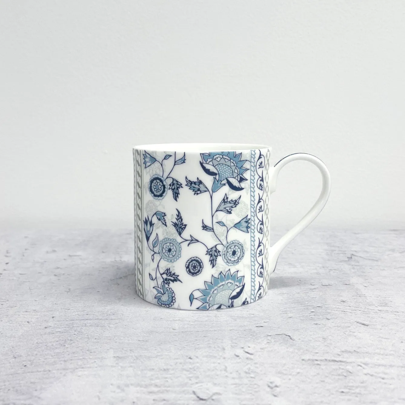 Alex Allday Jasmine Fine Bone China Mug- Tea|Blues