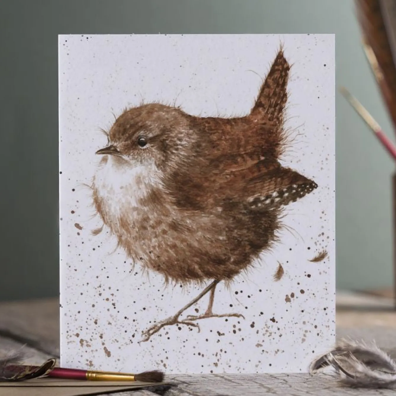 Wrendale Designs 'Jenny Wren' Greetings Card- Greeting Cards