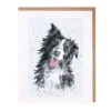Wrendale Designs 'Jess' Border Collie Greetings Card- Greeting Cards|Children