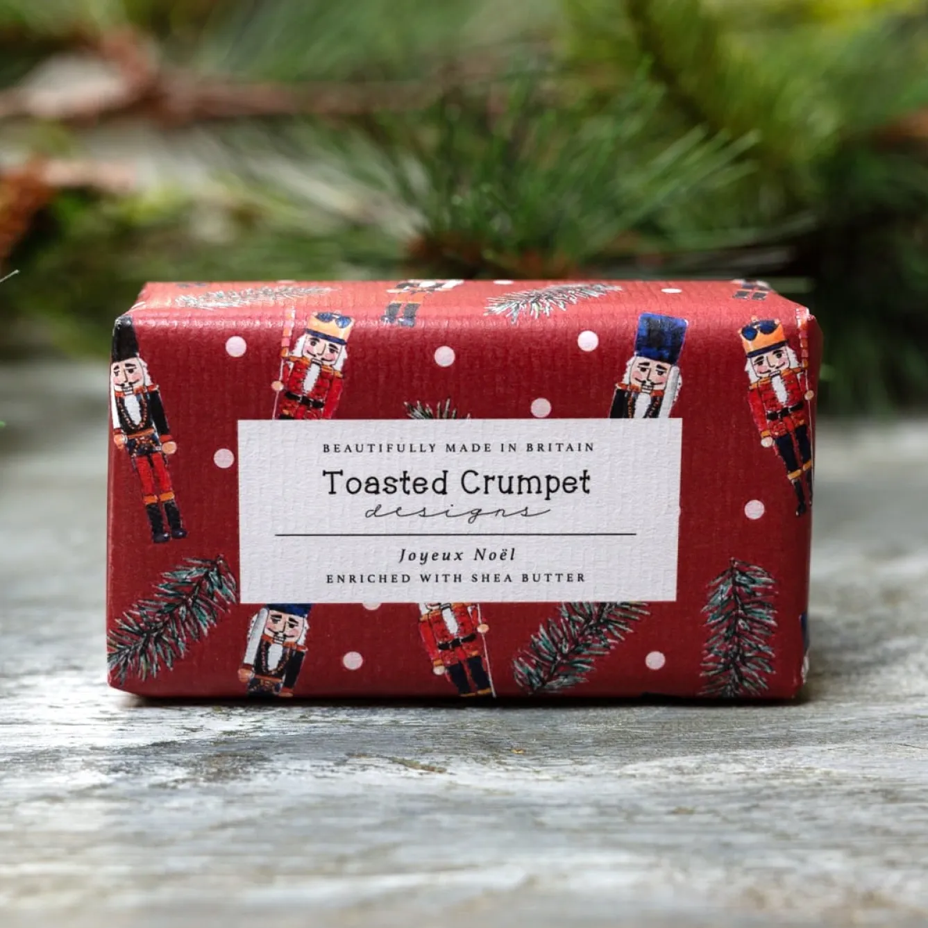 Toasted Crumpet Joyeux Noel Soap Bar 190g- Christmas|Soaps & Lotions