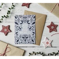 Becky Amelia Joy to the World Christmas Card- Christmas Cards|Christmas