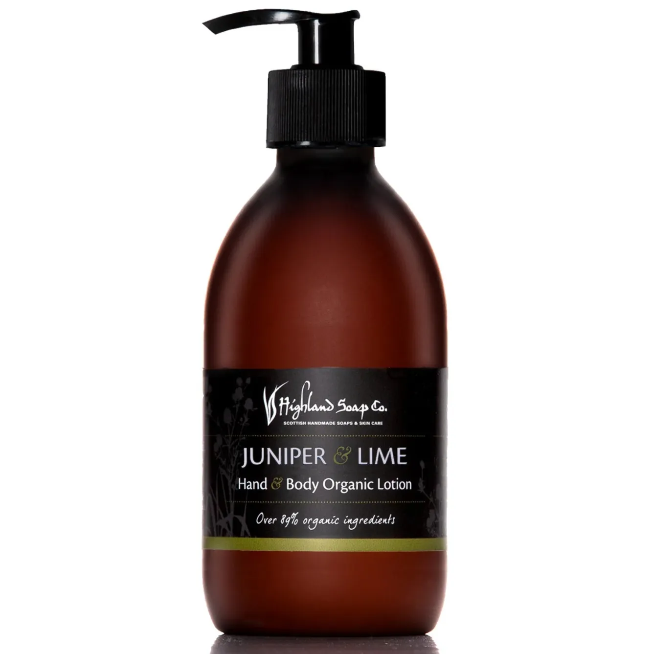 The Highland Soap Company Juniper & Lime Hand & Body Organic Lotion 300ml- Soaps & Lotions