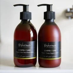 The Highland Soap Company Juniper & Lime Hand & Body Organic Lotion 300ml- Soaps & Lotions