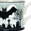 Moorland Pottery Just Bats Mug by- Halloween