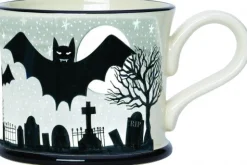 Moorland Pottery Just Bats Mug by- Halloween