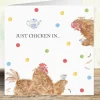 West Country Designs 'Just Chicken In . . .'   Card- Greeting Cards