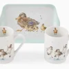 Wrendale Designs 'Just Hatched' Ducklings Mug & Tray Set- Animals|Animals