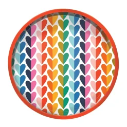 Elite Tins Kate Rhees Hearts Deepwell Tin Tray- Trays|Trays