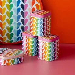Elite Tins Kate Rhees Hearts Mini Tea Tin- Tea|Novelty
